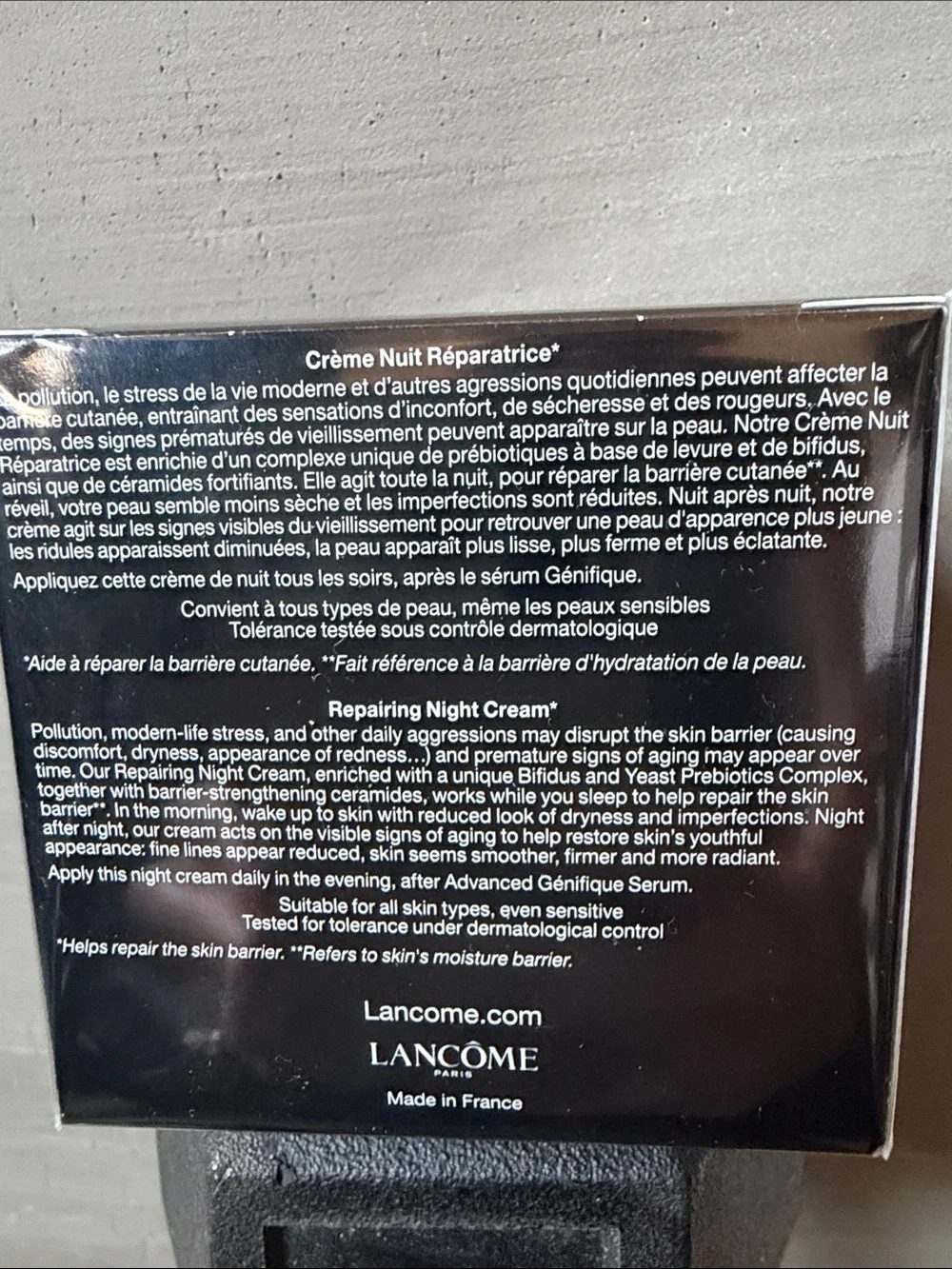 Lancôme skincare